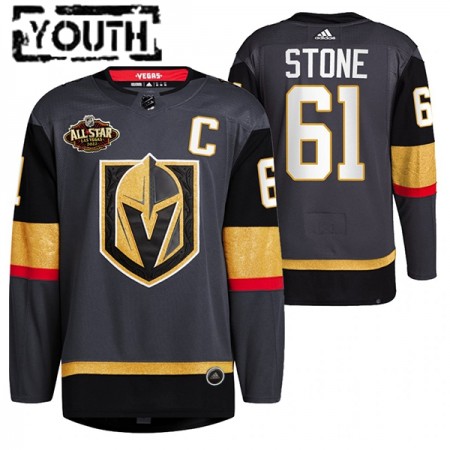 Børn NHL Vegas Golden Knights Trøje Mark Stone 61 2022 NHL All-Star Sort Authentic